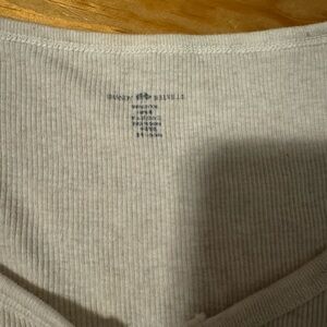 Brandy Melville Long Sleeve Henley Top